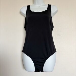 Original Watermen Racer Tank Elite Women's Swimsuit in Black Size 40 UPF 50+